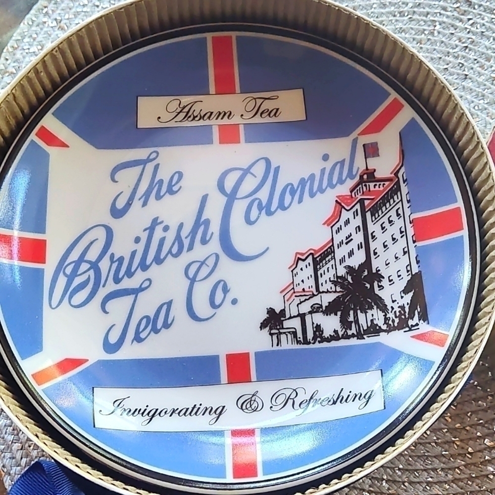 BOSTON Warehouse Tea Label Plates Set of 4